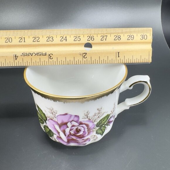 Kronester Bavaria Fine China Porcelain Teacup And Saucer Set Gold Edges Germany - Picture 5 of 15